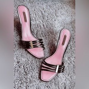 Louis Vuitton Black low heel Sandals - New